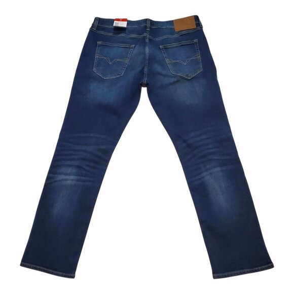 NWT GUESS SZ 38 x 30 Men's Vermont Slim Straight Distressed Stretch Jeans - Picture 5 of 16
